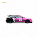 Street Weapon Honda Civic EG6 No Good Racing Pink - Black 1:64 - for just $38.99! 