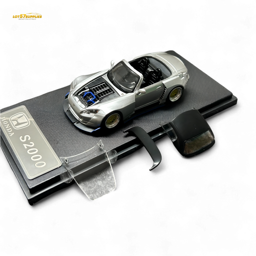 Rhino Model RM 1:64 Honda S2000 Wide-Body Roadster Silver - for just $34.99! 