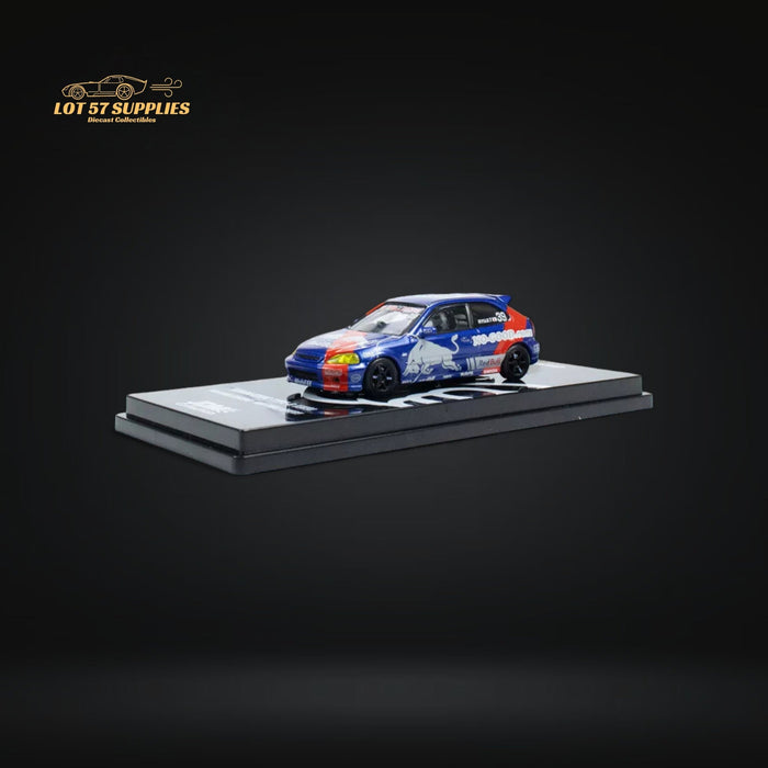 Inno64 Honda Civic Type-R EK9 #39 NO GOOD RACING Red Bull Livery 1:64 IN64-EK9-JDM16 - for just $34.99! 