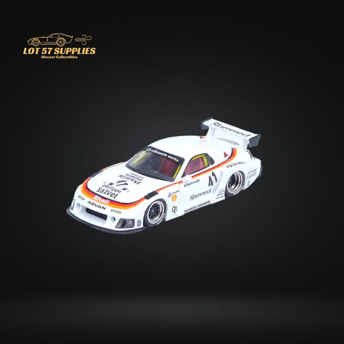 Inno64 Mazda RX-7 LBWK in White 1:64 IN64-LBWK-RX7-02 - Just $29.99! Shop now at Retro Gaming of Denver