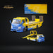 MicroTurbo HINO 300 Custom Flatbed Tow Truck Spoon Livery 1:64 - for just $52.99! 