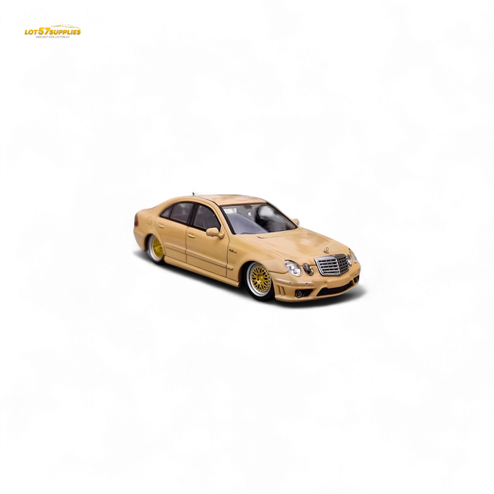 MK Model Mercedes-Benz E63 AMG W211 Lowered in Desert Yellow 1:64 - for just $32.99! 