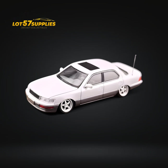 Fine works64 Lexus LS400 - White/Gray Double Stanced 1:64 - for just $39.99! 