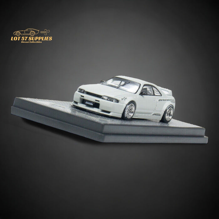 Inno64 Nissan Skyline GT-R R33 "Pandem / Rocket Bunny" Widebody in Cement Grey Matte 1:64 IN64-R33P-CGM - Premium Nissan - Just $28.99! Shop now at Retro Gaming of Denver