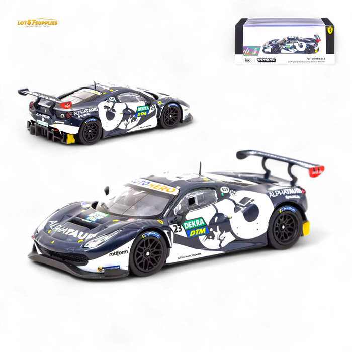 Tarmac Works Hobby64 Ferrari 488 GT3 DTM 2021 Alex Albon 1:64 - for just $29.99! 