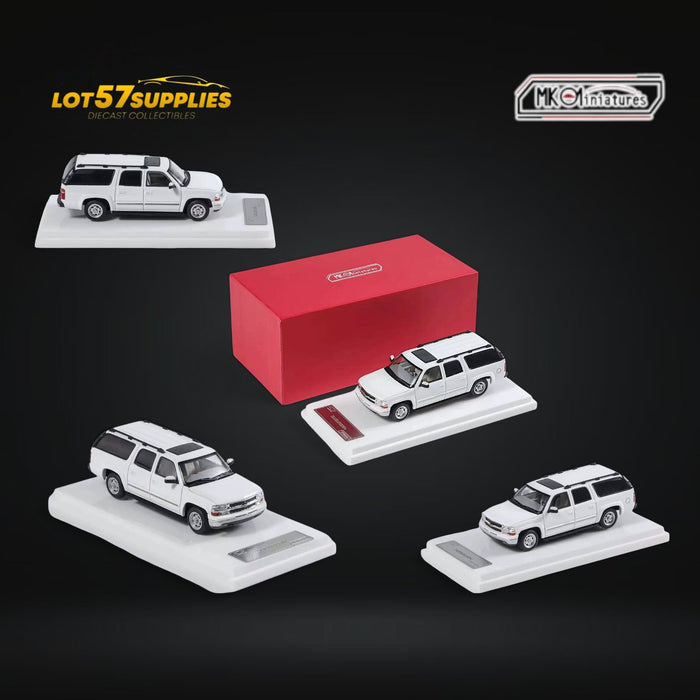 MK Miniatures Chevrolet Suburban in White 1:64 - for just $38.99! 