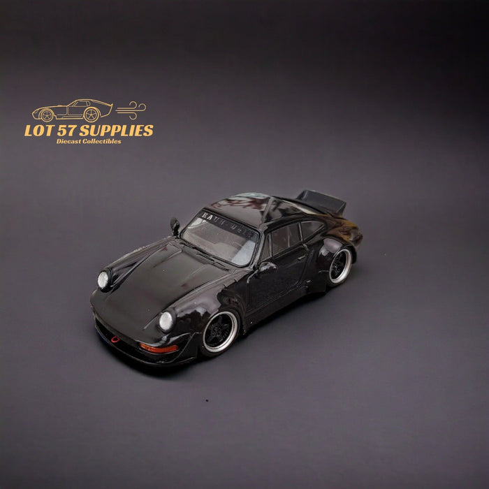 Flame Porsche 964 RWB Ducktail in Gloss Black 1:64 - Just $32.99! Shop now at Retro Gaming of Denver