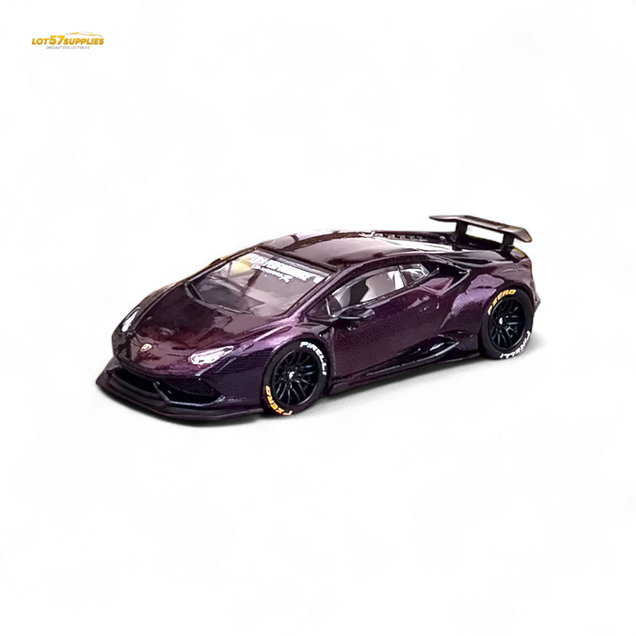 King Model Lamborghini Huracan LP610 LB 1.0 Purple Carbon Fiber 1:64 - for just $36.99! 
