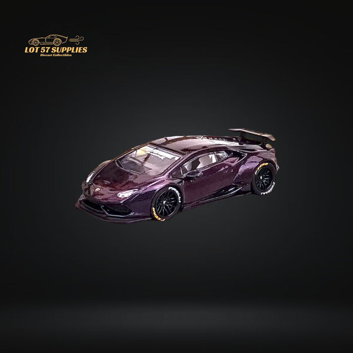 King Model Lamborghini Huracan LP610 LB 1.0 Purple Carbon Fiber 1:64 - Just $36.99! Shop now at Retro Gaming of Denver