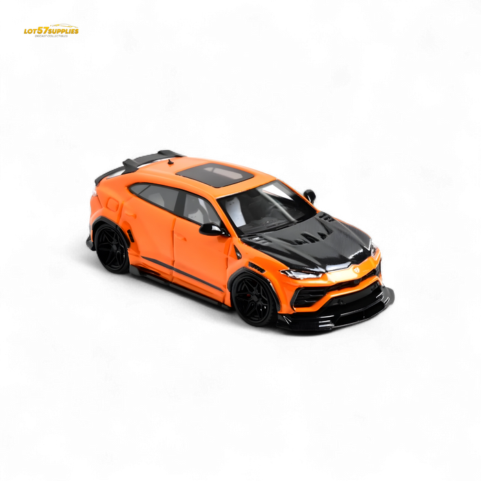 Flame Lamborghini Urus LBWK Metallic Orange Resin 1:64 - for just $79.99! 