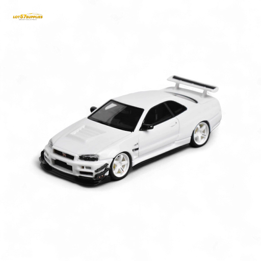 Error404 Model Nissan Skyline GT-R (R34) Custom Solid White 1:64 - for just $79.99! 