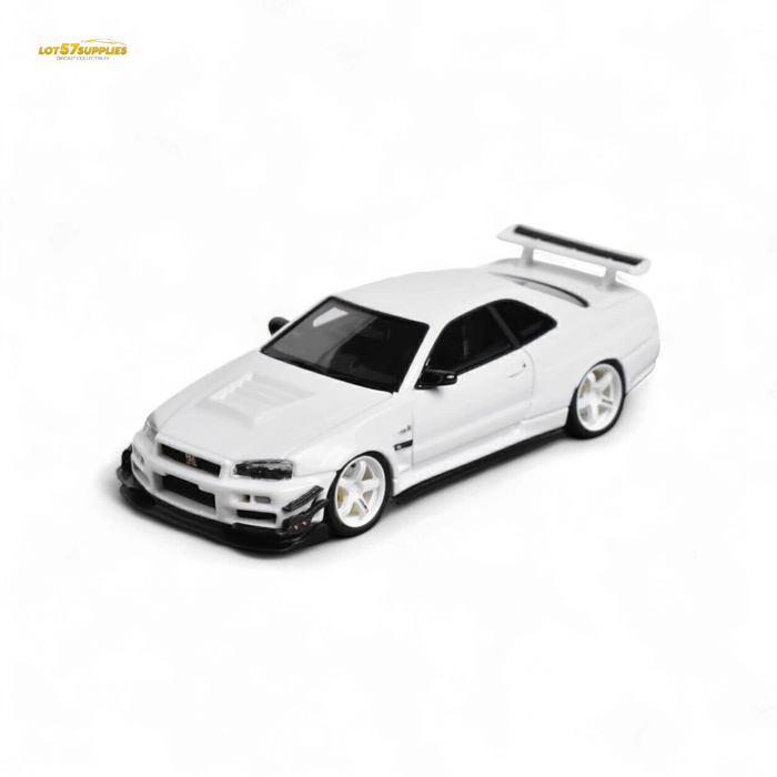 404ERROR Nissan Skyline GT-R R34 Customized White 1:64 - for just $79.99! 