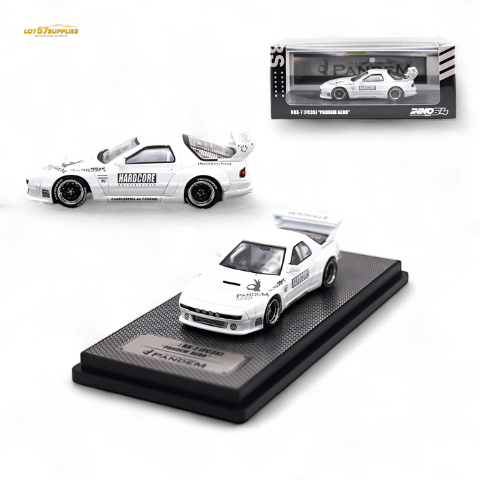 Inno64 Mazda RX-7 FC3S Pandem Aero White 1:64 - for just $28.99! 