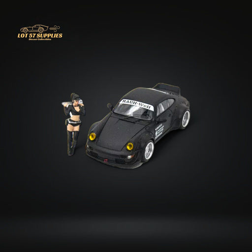 Mini Station Porsche RWB 964 Samurai Black w/ Figure 1:64 - Just $35.99! Shop now at Retro Gaming of Denver