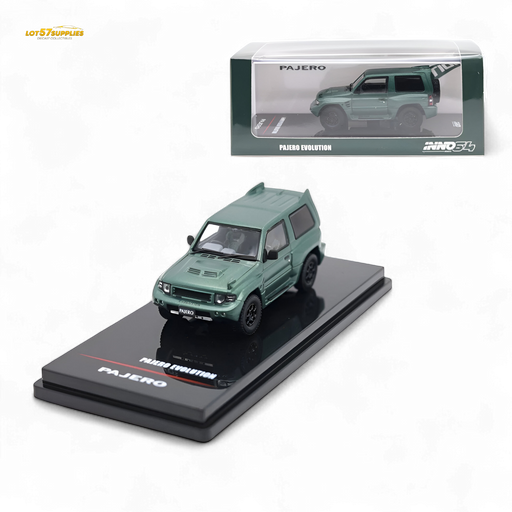 Inno64 Mitsubishi Pajero Evolution Satin Green 1:64 - for just $28.99! 