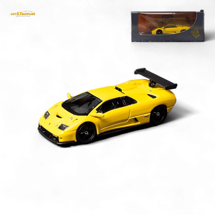 DCM Lamborghini Diablo GT-R Yellow Diecast Model 1:64 Limited to 500 Pcs - for just $36.99! 
