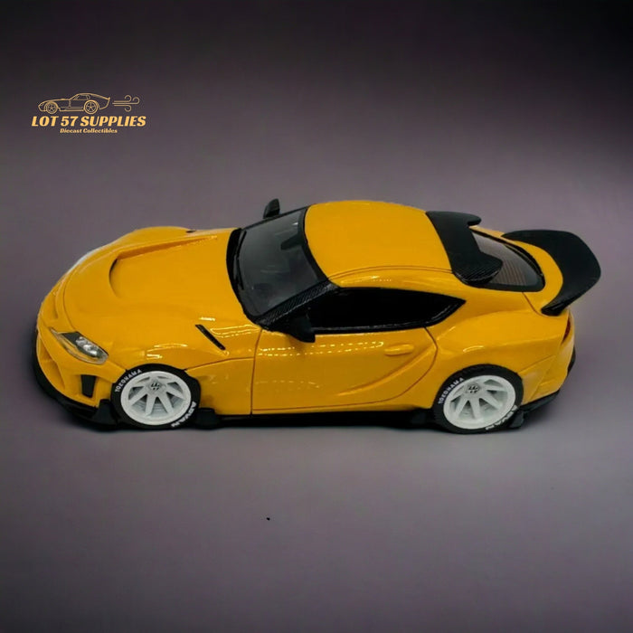 ATOZ Toyota Supra GR in Yellow 1:64 Resin model - for just $35.99! 