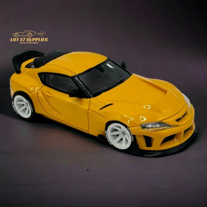 ATOZ Toyota Supra GR in Yellow 1:64 Resin model - for just $35.99! 