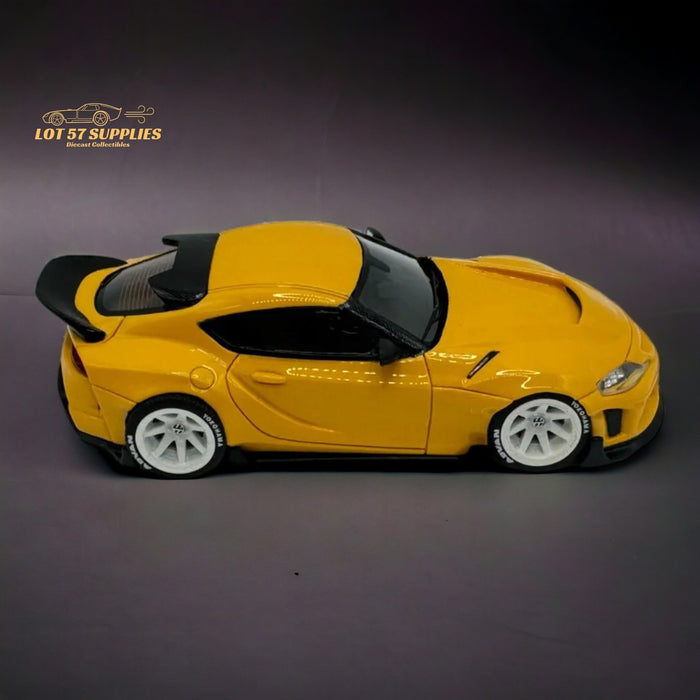 ATOZ Toyota Supra GR in Yellow 1:64 Resin model - for just $35.99! 