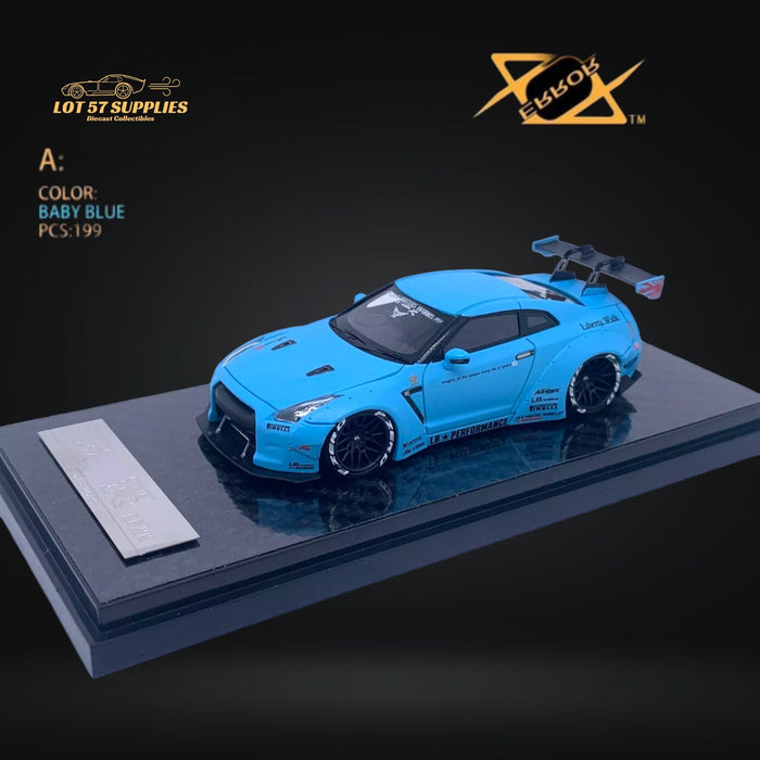 Error404 LB-Works Skyline GT-R R35 Baby Blue 1:64 - Just $64.99! Shop now at Retro Gaming of Denver