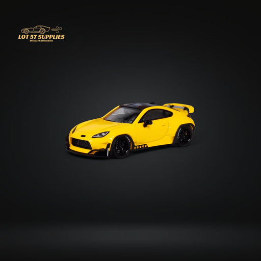 Fuji Toyota GR86 Pandem 2nd Gen in Yellow 1:64 - for just $31.99! 