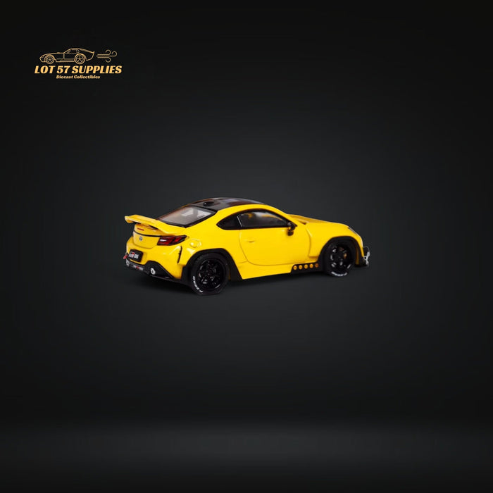 Fuji Toyota GR86 Pandem 2nd Gen in Yellow 1:64 - for just $31.99! 