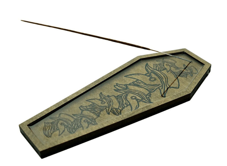 Plague Doctor Coffin Wood Incense Holder - for just $20! 