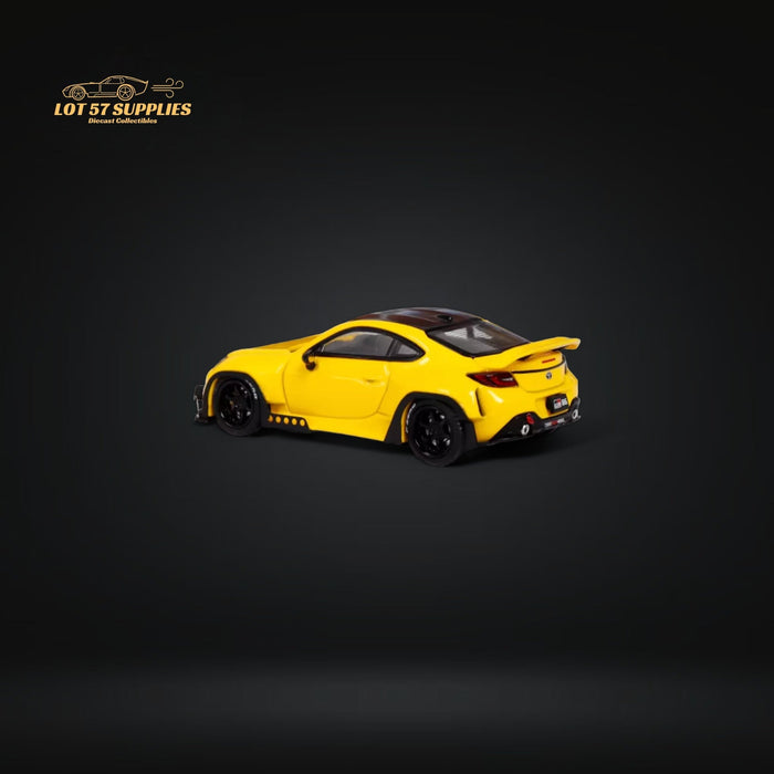Fuji Toyota GR86 Pandem 2nd Gen in Yellow 1:64 - for just $31.99! 
