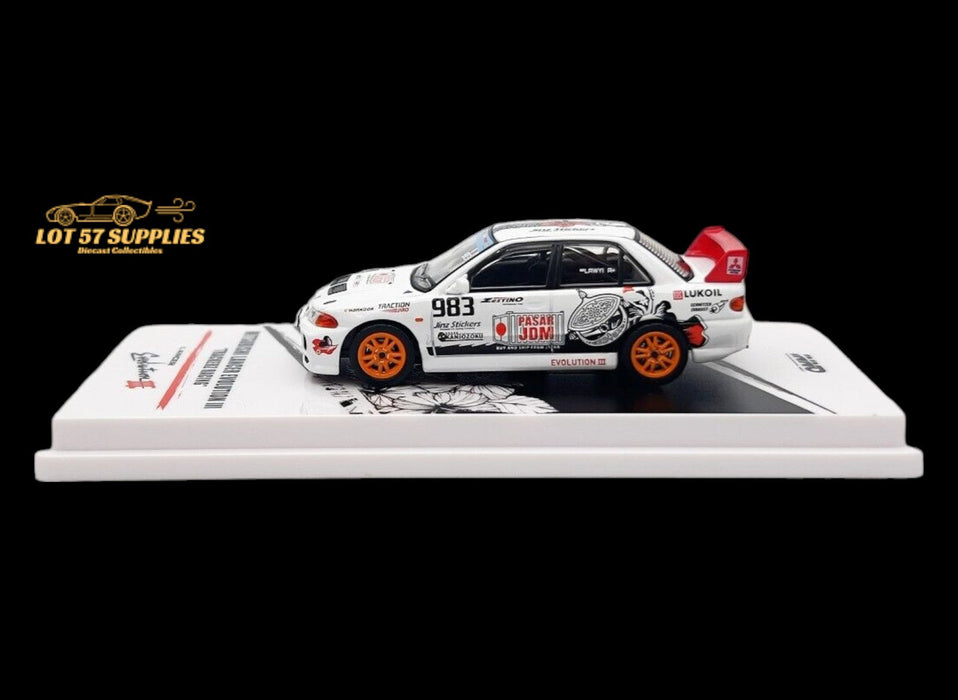 Inno64 Mitsubishi Lancer Evo III "Trackerz Racing" Malaysia Exclusive 1:64 IN64R-EVOIII-TRACKERZ - for just $24.99! 