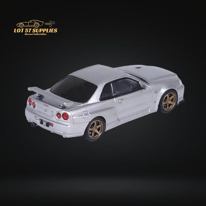 Inno64 NISSAN SKYLINE GT-R (R34) V-SPEC II SILVER 1:64 IN64-R34VS-SIL - Just $27.99! Shop now at Retro Gaming of Denver