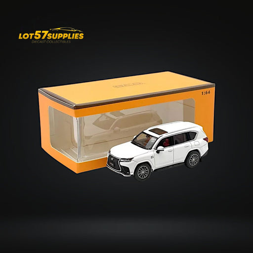 GCD Lexus LX600 Sport White w/ Active Suspension 1:64 - for just $33.99! 