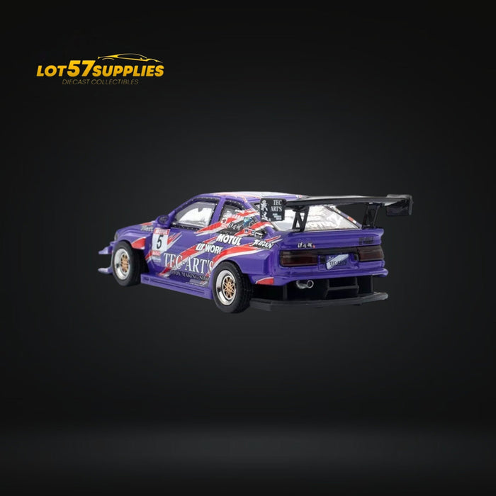 Inno64 Toyota Sprinter Trueno AE86 TEC-ARTS in Purple 1:64 IN64-AE86N2-TECART - for just $26.99! 