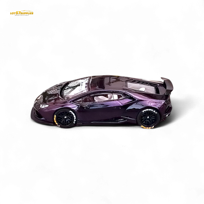 King Model Lamborghini Huracan LP610 LB 1.0 Purple Carbon Fiber 1:64 - for just $36.99! 