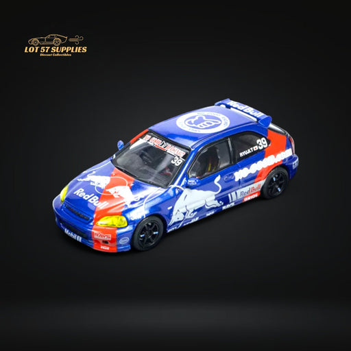 Inno64 Honda Civic Type-R EK9 #39 NO GOOD RACING Red Bull Livery 1:64 IN64-EK9-JDM16 - for just $34.99! 