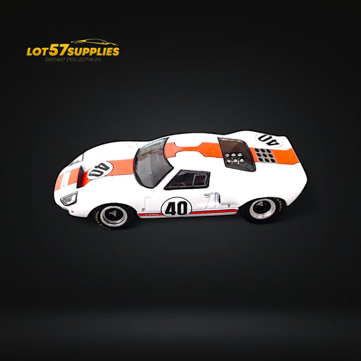 Zoom Ford GT40 MK1 White Gulf Livery #40 1:64 - for just $32.99! 