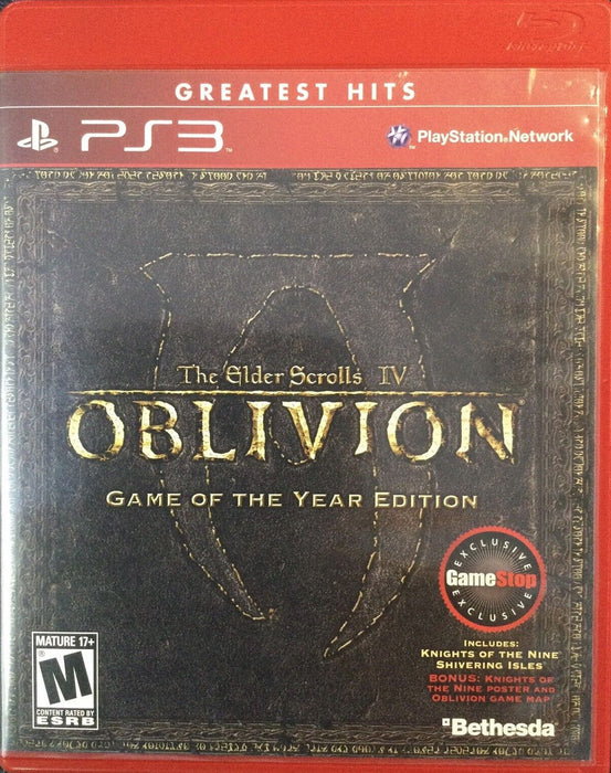 The Elder Scrolls IV: Oblivion Game of the Year Edition (Greatest Hits) (Gamestop Edition) (Playstation 3) - for just $0! 