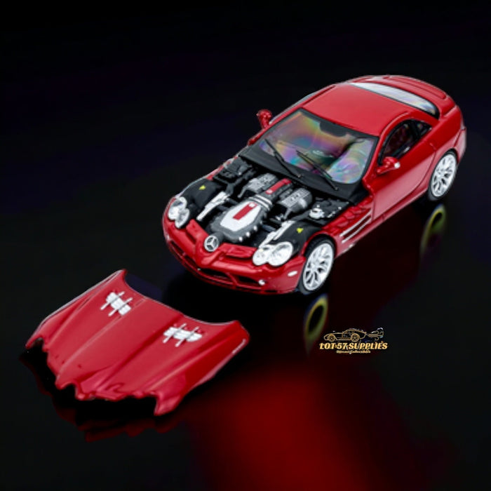 Street Weapon Mercedes Benz McLaren SLR in Red With Detachable Hood 1:64 - Premium Mercedes-Benz - Just $38.99! Shop now at Retro Gaming of Denver