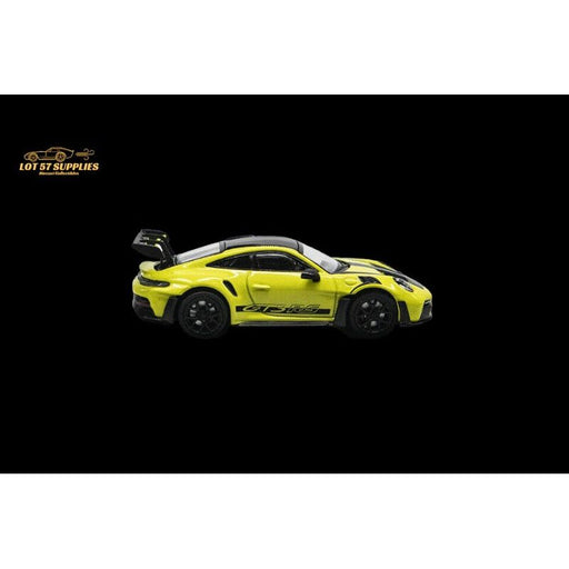 Tarmac Works x Minichamps Porsche 911 (992) GT3 RS Acid Green 1:64 - Just $34.99! Shop now at Retro Gaming of Denver