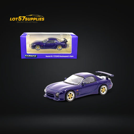 Tarmac Works Global64 Mazda RX-7 (FD3S) Innocent Blue Mica 1:64 - for just $18.99! 