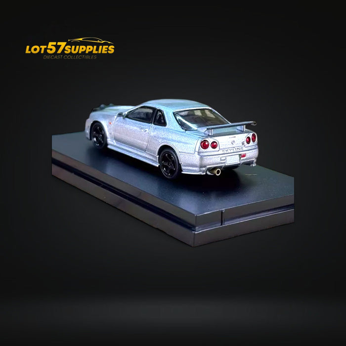 Street Weapon Nissan (R34) GT-R in Silver Snow Drift 1:64 - for just $34.99! 