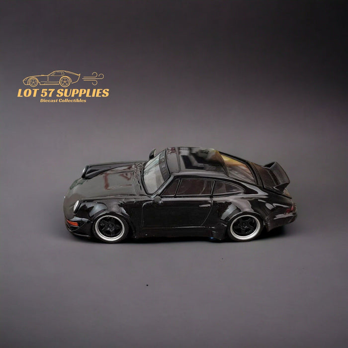 Flame Porsche 964 RWB Ducktail in Gloss Black 1:64 - Just $32.99! Shop now at Retro Gaming of Denver