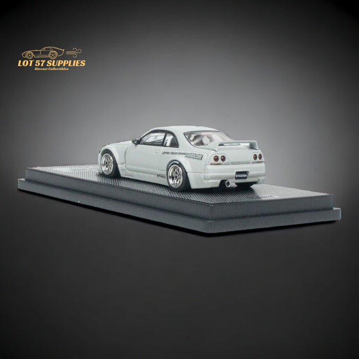 Inno64 Nissan Skyline GT-R R33 "Pandem / Rocket Bunny" Widebody in Cement Grey Matte 1:64 IN64-R33P-CGM - Premium Nissan - Just $28.99! Shop now at Retro Gaming of Denver