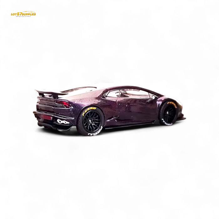 King Model Lamborghini Huracan LP610 LB 1.0 Purple Carbon Fiber 1:64 - for just $36.99! 