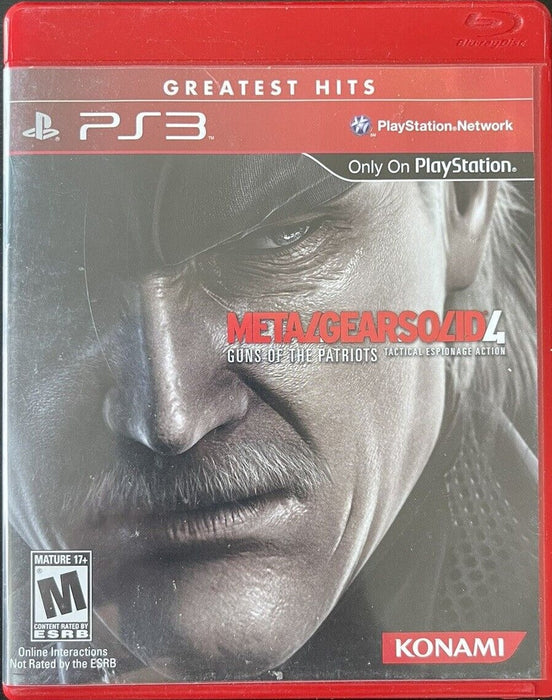 Metal Gear Solid 4 Guns of the Patriots (Greatest Hits) (Playstation 3) - for just $0! 