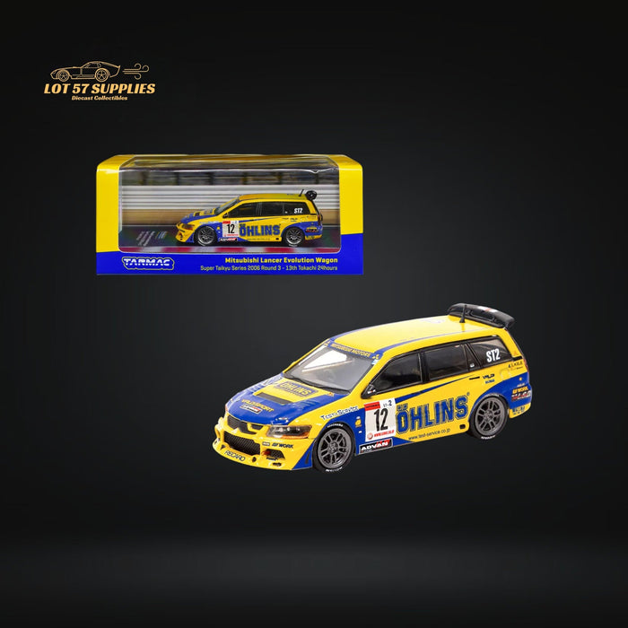 Tarmac Works Mitsubishi Lancer Evolution Wagon Super Taikyu Series 2006 13th Tokachi 24hours OHLINS 1:64 - for just $26.99! 