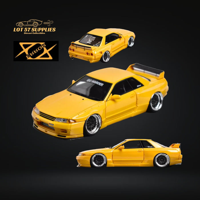 Error404 Nissan Skyline R32 Pandem Rocket Bunny Widebody Modified ORANGE YELLOW 1:64 - Just $59.99! Shop now at Retro Gaming of Denver