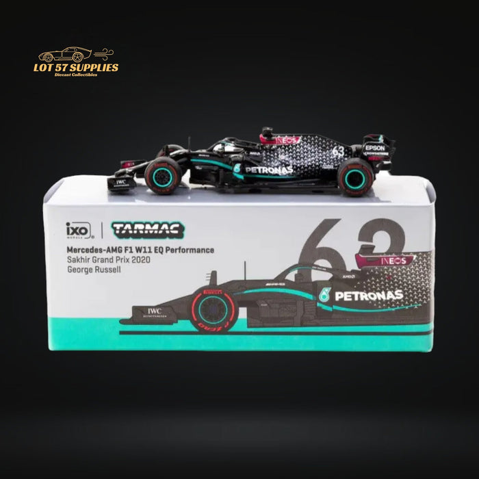 Tarmac Works Mercedes-AMG F1 W11 EQ Performance Sakhir Grand Prix 2020 George Russell 1:64 - for just $24.99! 
