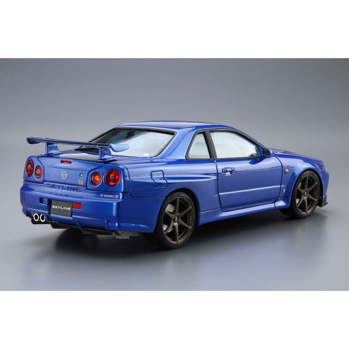 Aoshima: 1/24 NISSAN BNR34 SKYLINE GT-R V-spec? '02 Scale Model Kit - for just $29.99! 
