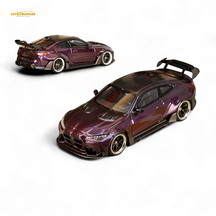 Street Weapon BMW M4 G82 Widebody Dark Purple 1:64 - for just $36.99! 