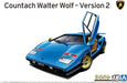 Aoshima: 1/24 '76 WOLF Countach Version 2 Scale Model Kit #18 - for just $44.99! 